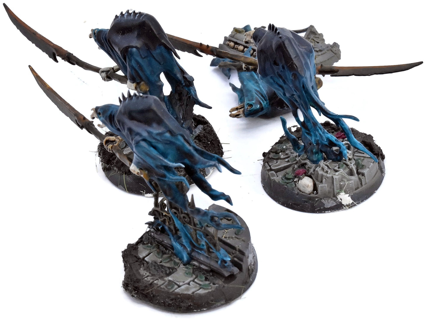 NIGHTHAUNT 4 Glaivewraith Stalkers #1 Sigmar missing 1 base 3980