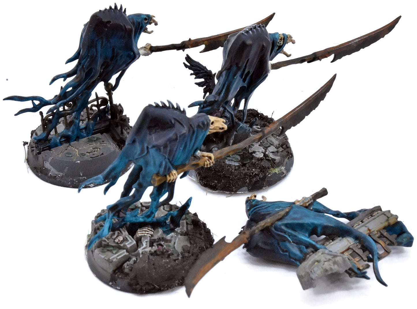 NIGHTHAUNT 4 Glaivewraith Stalkers #1 Sigmar missing 1 base 3980