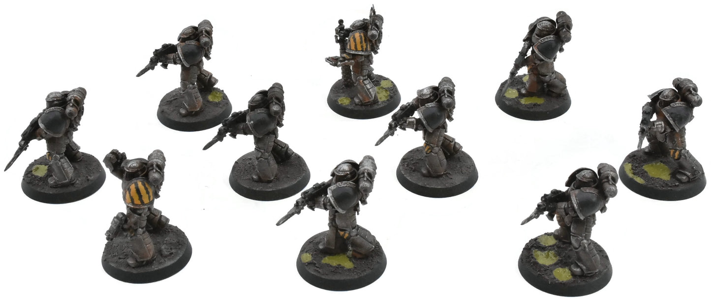 LOYALIST LEGIONS 10 Warriors Legionaries #1 PRO PAINTED Horus Heresy 6699