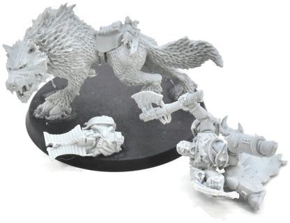 SPACE WOLVES Harald Wolf Lord On Thunderwolf #1 Warhammer 40K 6828