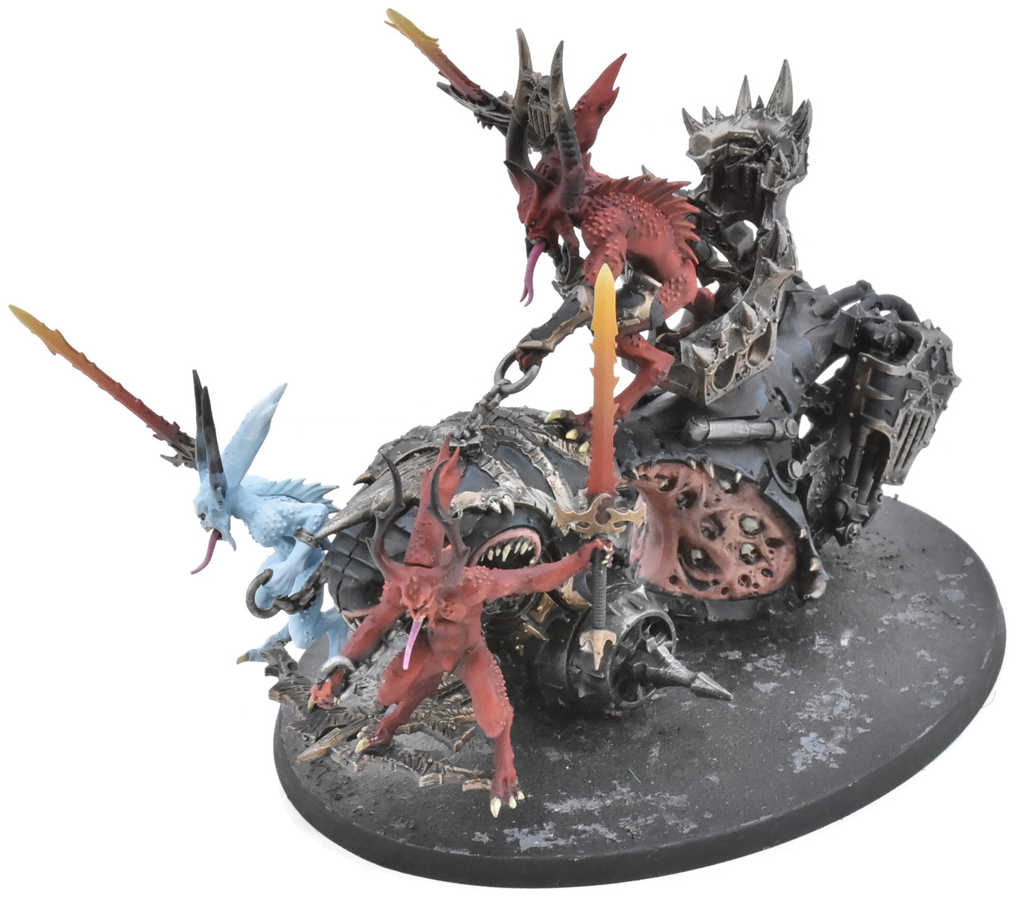 BLADES OF KHORNE Blood Throne #1 WELL PAINTED Warhammer Sigmar 6842