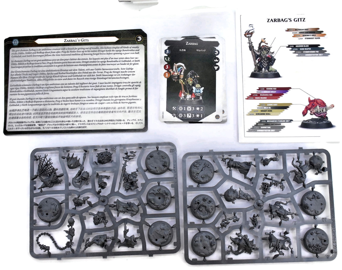 UNDERWORLDS Zarbag's Gitz #1 With box Sigmar Gloomspite Gitz 4192