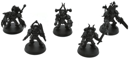 CHAOS SPACE MARINES 5 Legionaries #1 Warhammer 40K Old Sculpt 6897