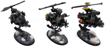 ORKS 3 Deffkoptas #1 WELL PAINTED Warhammer 40K 4208