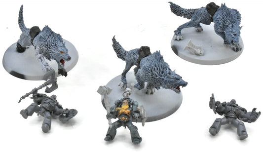 SPACE WOLVES 3 Thunderwolf Cavalry #1 Warhammer 40K 6965