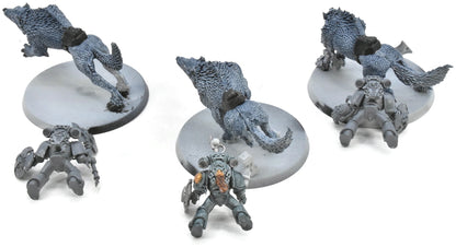 SPACE WOLVES 3 Thunderwolf Cavalry #1 Warhammer 40K 6965