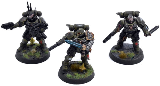 SPACE MARINES 3 Reivers #1 WELL PAINTED Warhammer 40K 4444