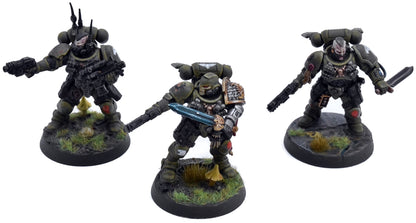SPACE MARINES 3 Reivers #1 WELL PAINTED Warhammer 40K 4444