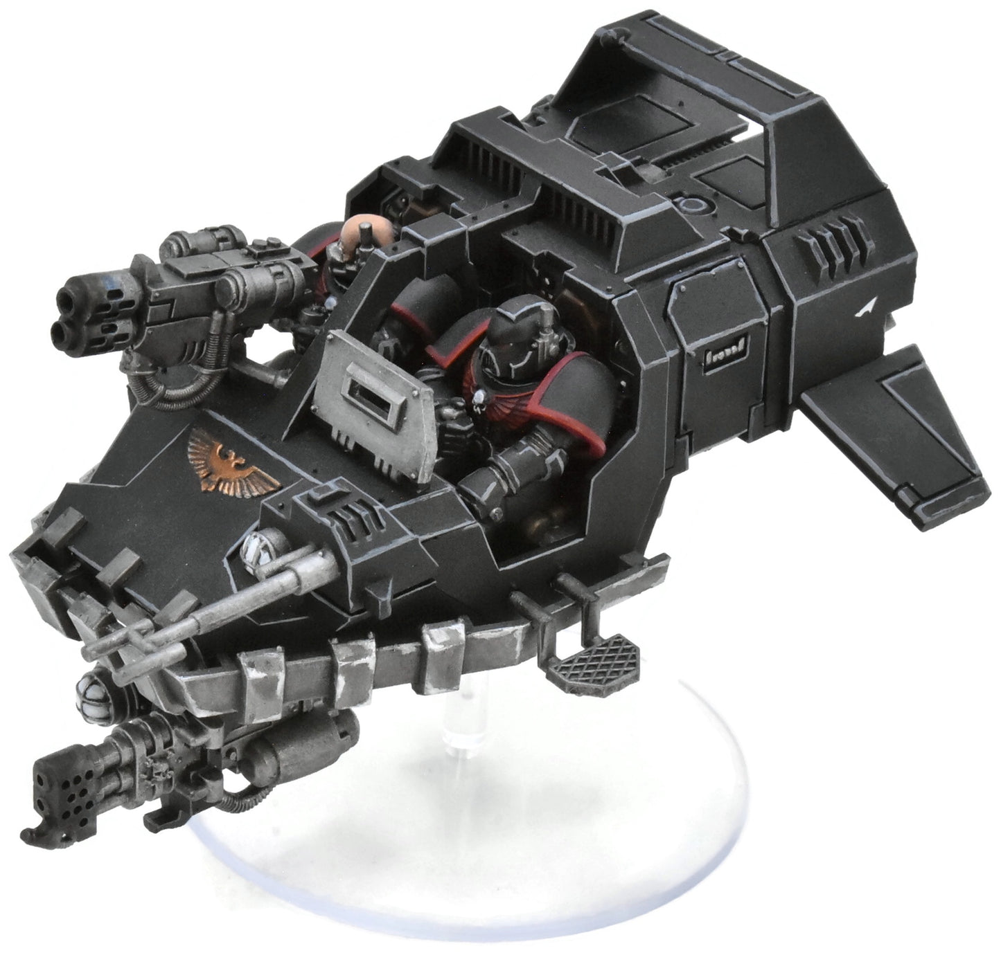 SPACE MARINES Land Speeder #1 PRO PAINTED 40K 7337 Black templars