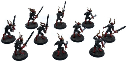 BLADES OF KHORNE 10 Bloodletters #1 WELL PAINTED Sigmar 4819