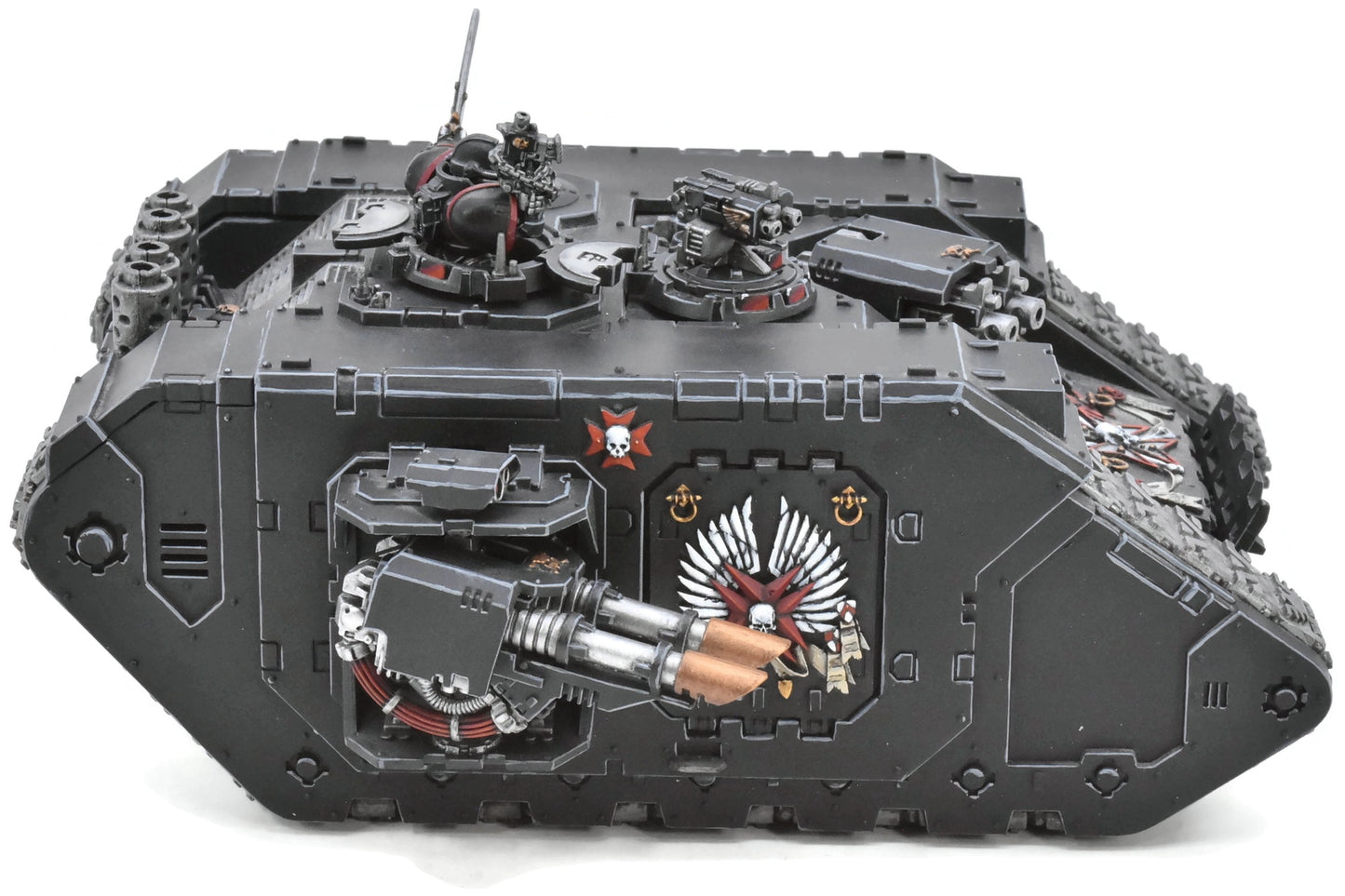 SPACE MARINES Land Raider Redeemer #1 PRO PAINTED Black templars 40K 7399