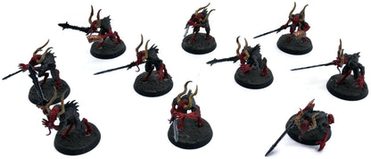 BLADES OF KHORNE 10 Bloodletters #2 WELL PAINTED Sigmar 4833
