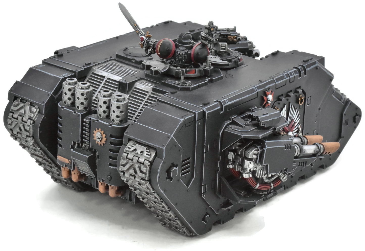 SPACE MARINES Land Raider Redeemer #1 PRO PAINTED Black templars 40K 7399