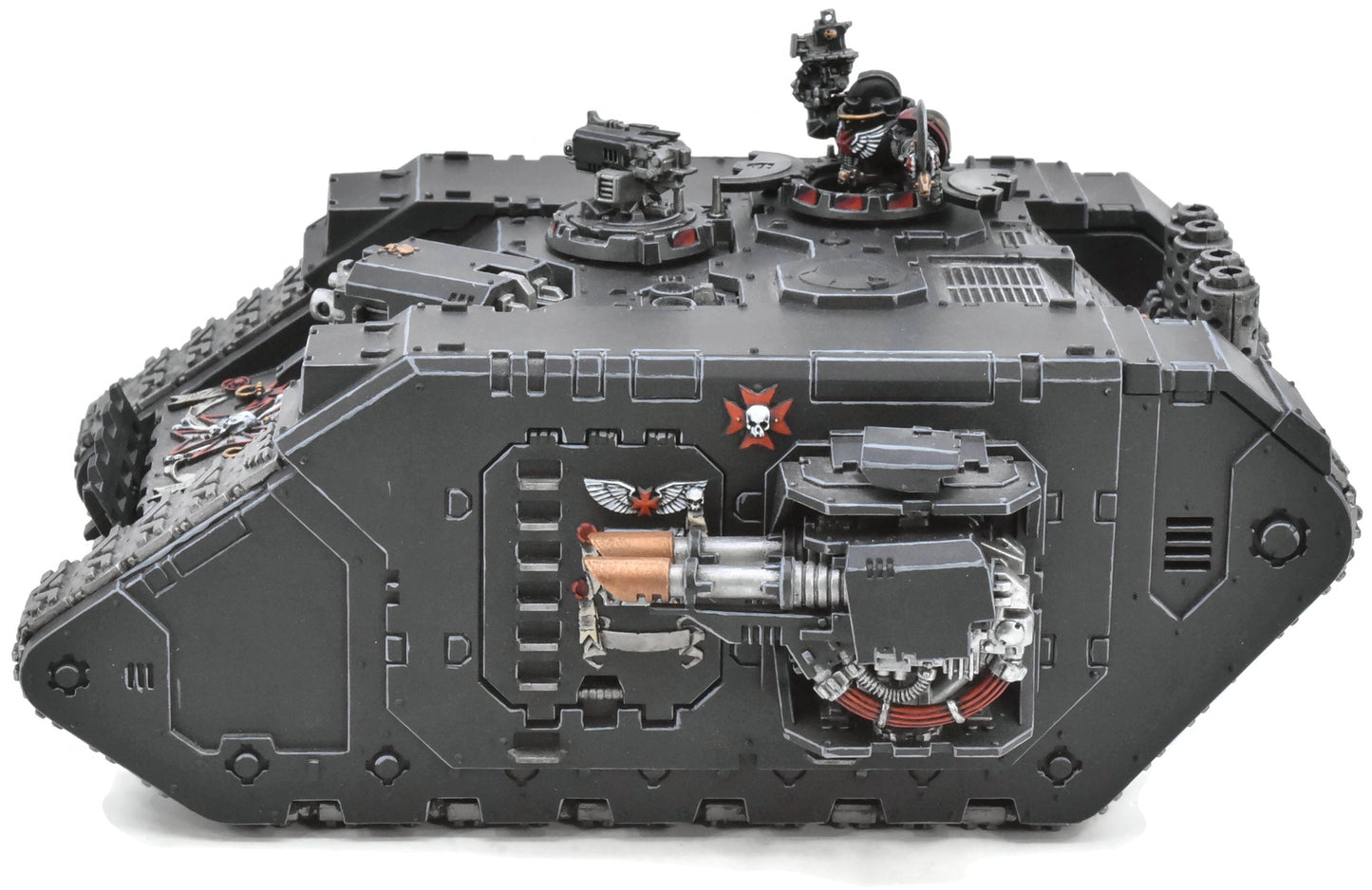 SPACE MARINES Land Raider Redeemer #1 PRO PAINTED Black templars 40K 7399