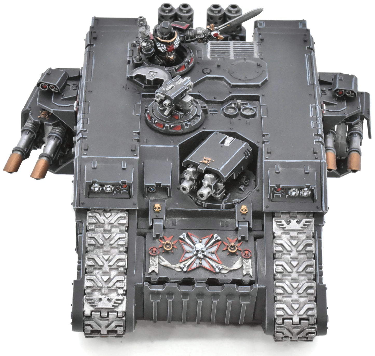 SPACE MARINES Land Raider Redeemer #1 PRO PAINTED Black templars 40K 7399