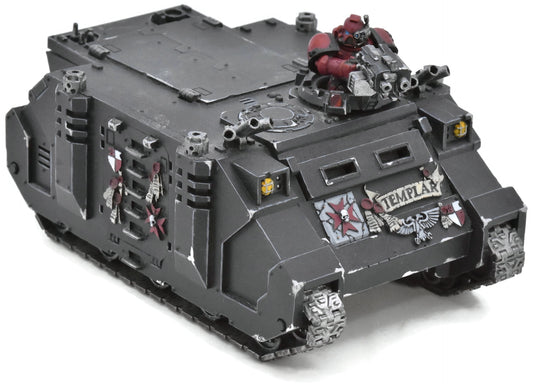 SPACE MARINES Rhino Black Templar #1 WELL PAINTED Black templars 40K 7405