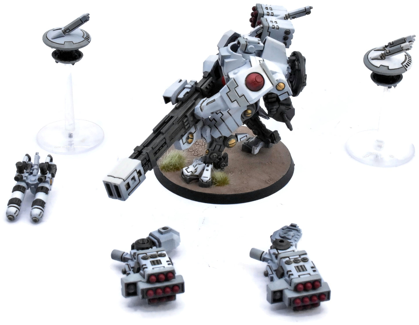 TAU EMPIRE Xv88 Broadside Battlesuit #1 PRO PAINTED Warhammer 40K 4857