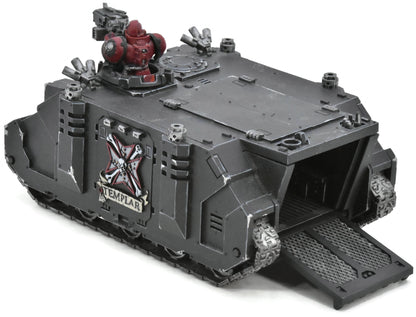 SPACE MARINES Rhino Black Templar #1 WELL PAINTED Black templars 40K 7405