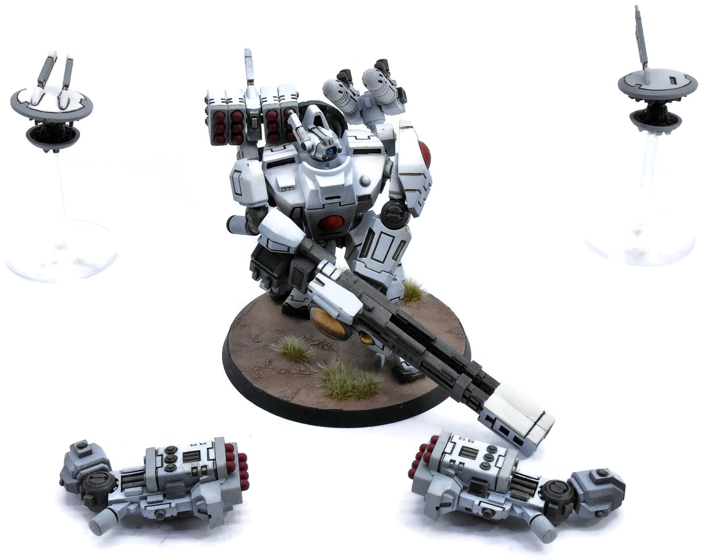 TAU EMPIRE Xv88 Broadside Battlesuit #2 PRO PAINTED Warhammer 40K 4895