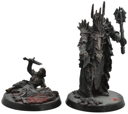 LOTR Dark Lord Sauron #1 METAL Middle Earth Strategy Battle Game 7467