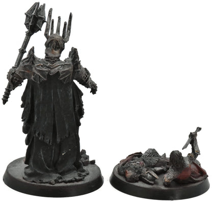 LOTR Dark Lord Sauron #1 METAL Middle Earth Strategy Battle Game 7467