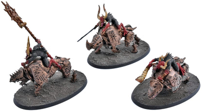 CHAOS DAEMONS 40K 3 Bloodcrushers #1 WELL PAINTED Warhammer 40K 4963