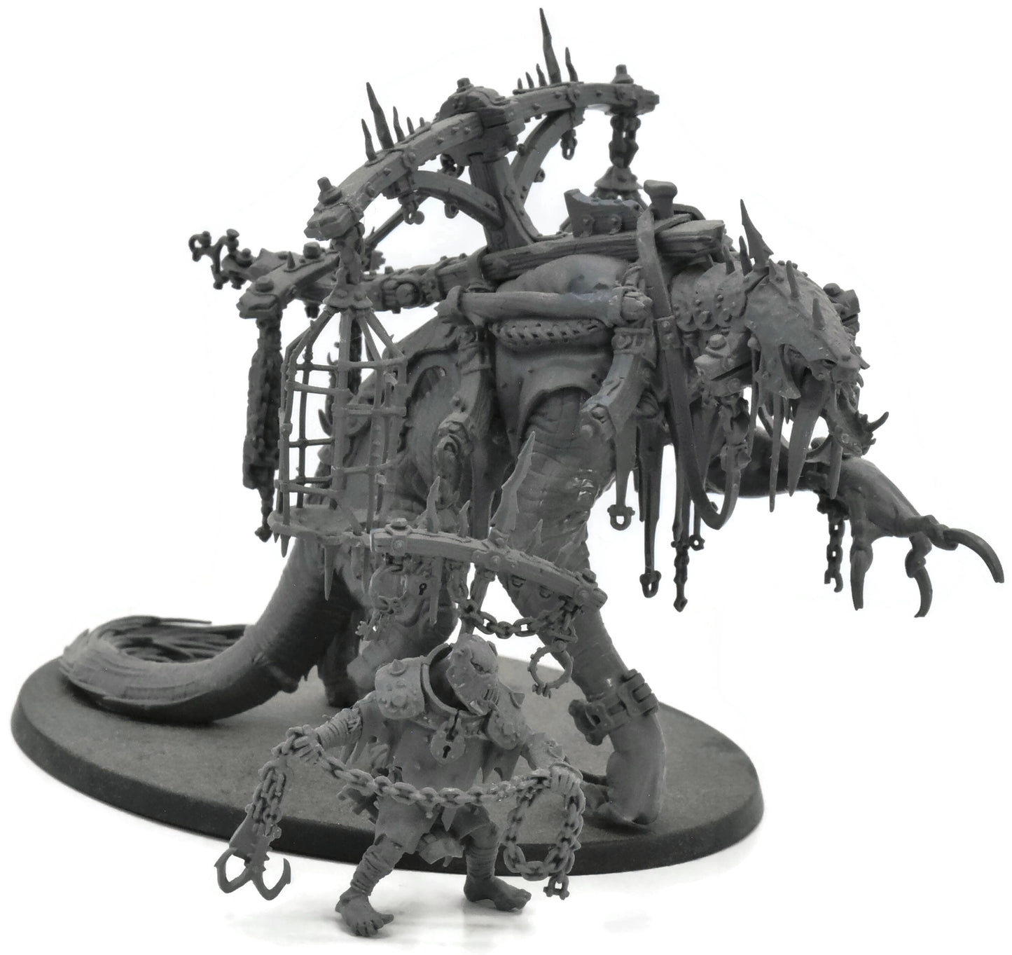 ORRUK WARCLANS Snatchaboss on Sludgeraker Beast #1 Warhammer Sigmar 7498