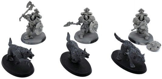 SPACE WOLVES 3 Wolf Guard Headtakers #2 Warhammer 40K 5083