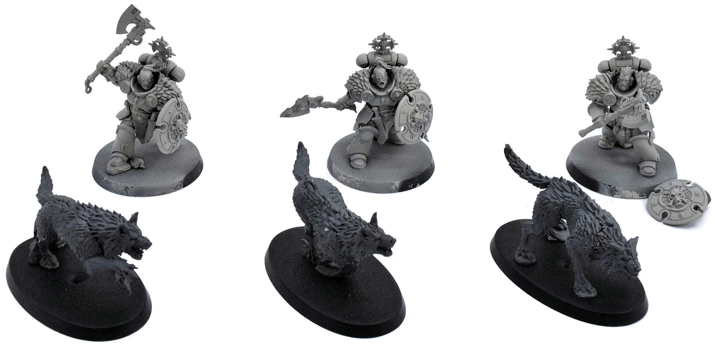 SPACE WOLVES 3 Wolf Guard Headtakers #2 Warhammer 40K 5083
