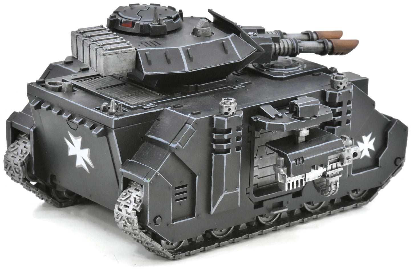 CHAOS SPACE MARINES Predator Tank #1 WELL PAINTED Black Templars 40K 7566