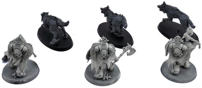 SPACE WOLVES 3 Wolf Guard Headtakers #2 Warhammer 40K 5083