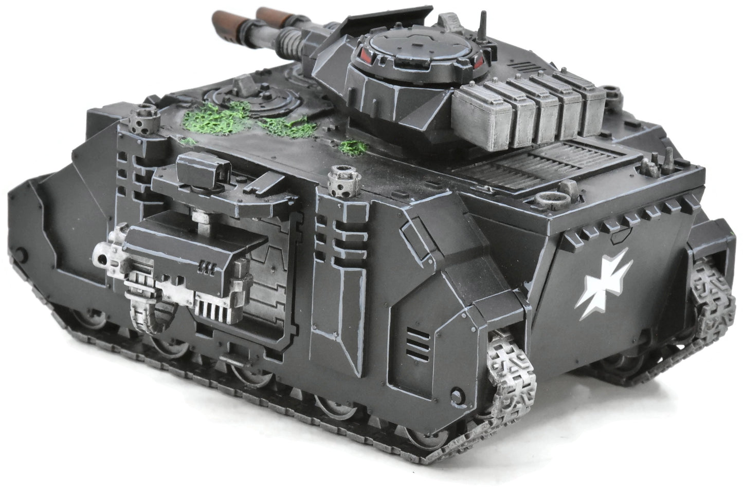 CHAOS SPACE MARINES Predator Tank #1 WELL PAINTED Black Templars 40K 7566