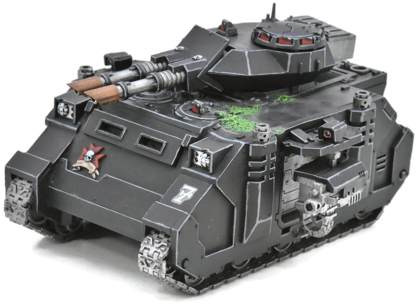 CHAOS SPACE MARINES Predator Tank #1 WELL PAINTED Black Templars 40K 7566