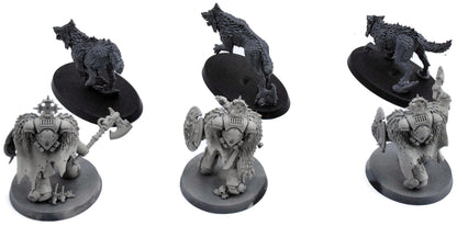 SPACE WOLVES 3 Wolf Guard Headtakers #1 Warhammer 40K 5144