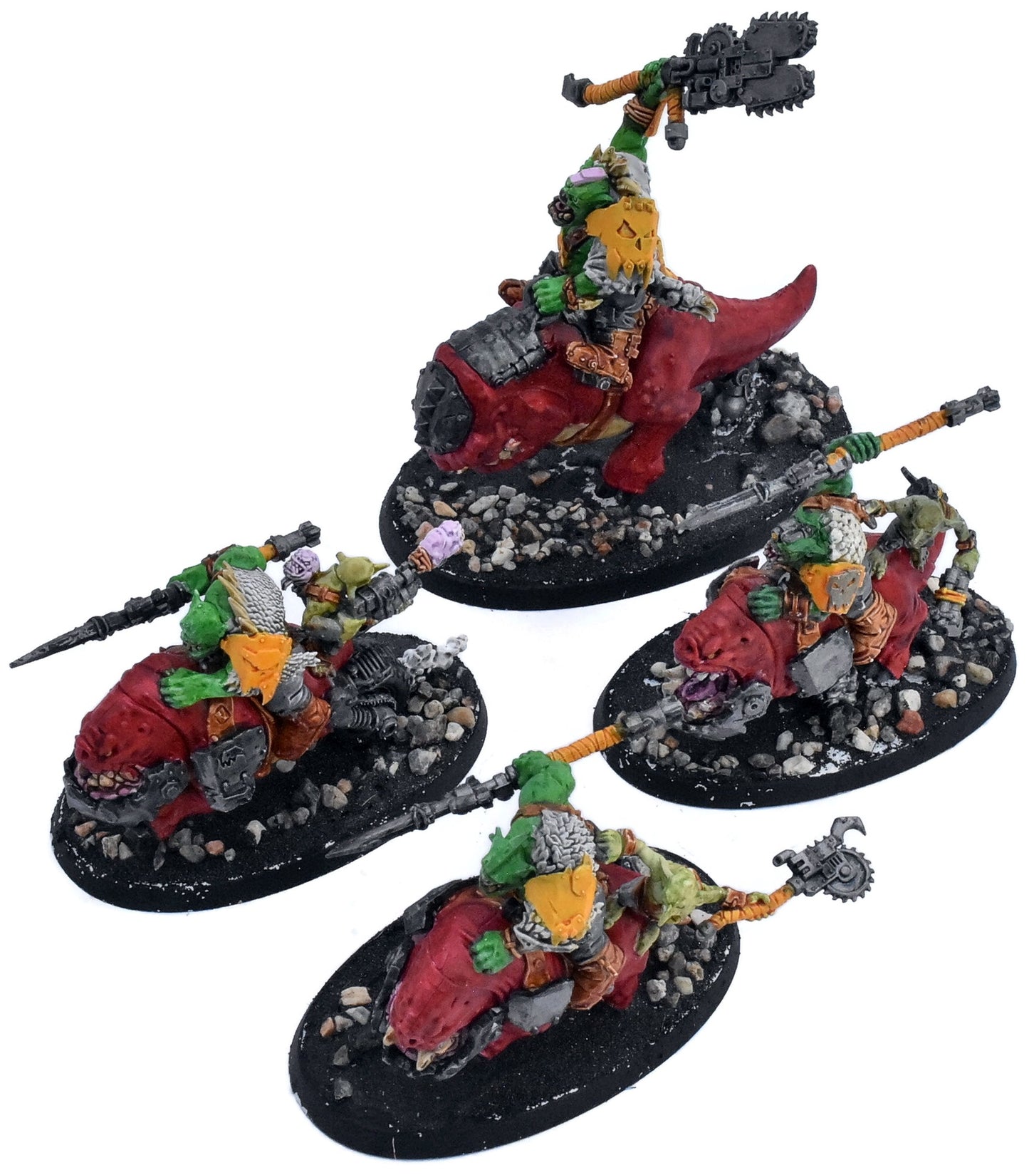ORKS 4 Ork Squighog Boyz #1 Warhammer 40K 5250