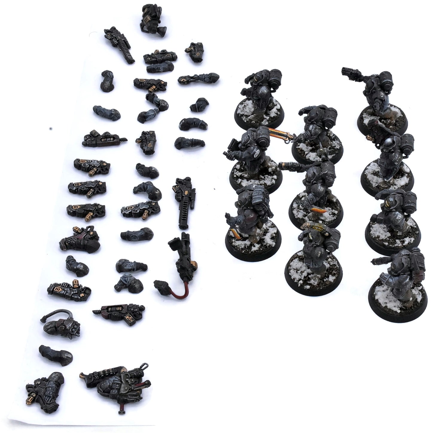 LEAGUES OF VOTANN 10 Hearthkyn Warriors #2 WELL PAINTED Warhammer 40K 5298