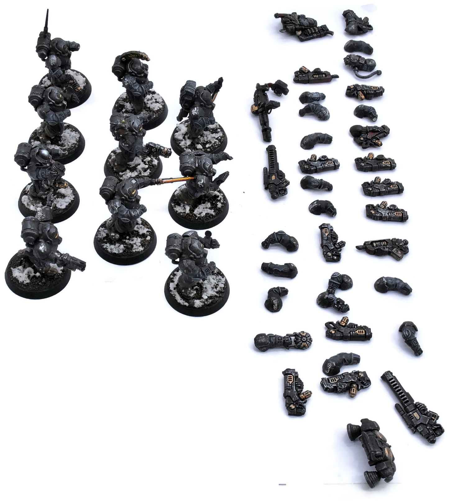 LEAGUES OF VOTANN 10 Hearthkyn Warriors #2 WELL PAINTED Warhammer 40K 5298
