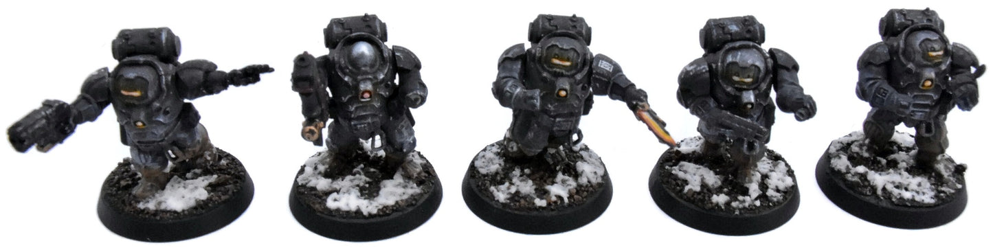 LEAGUES OF VOTANN 10 Hearthkyn Warriors #2 WELL PAINTED Warhammer 40K 5298