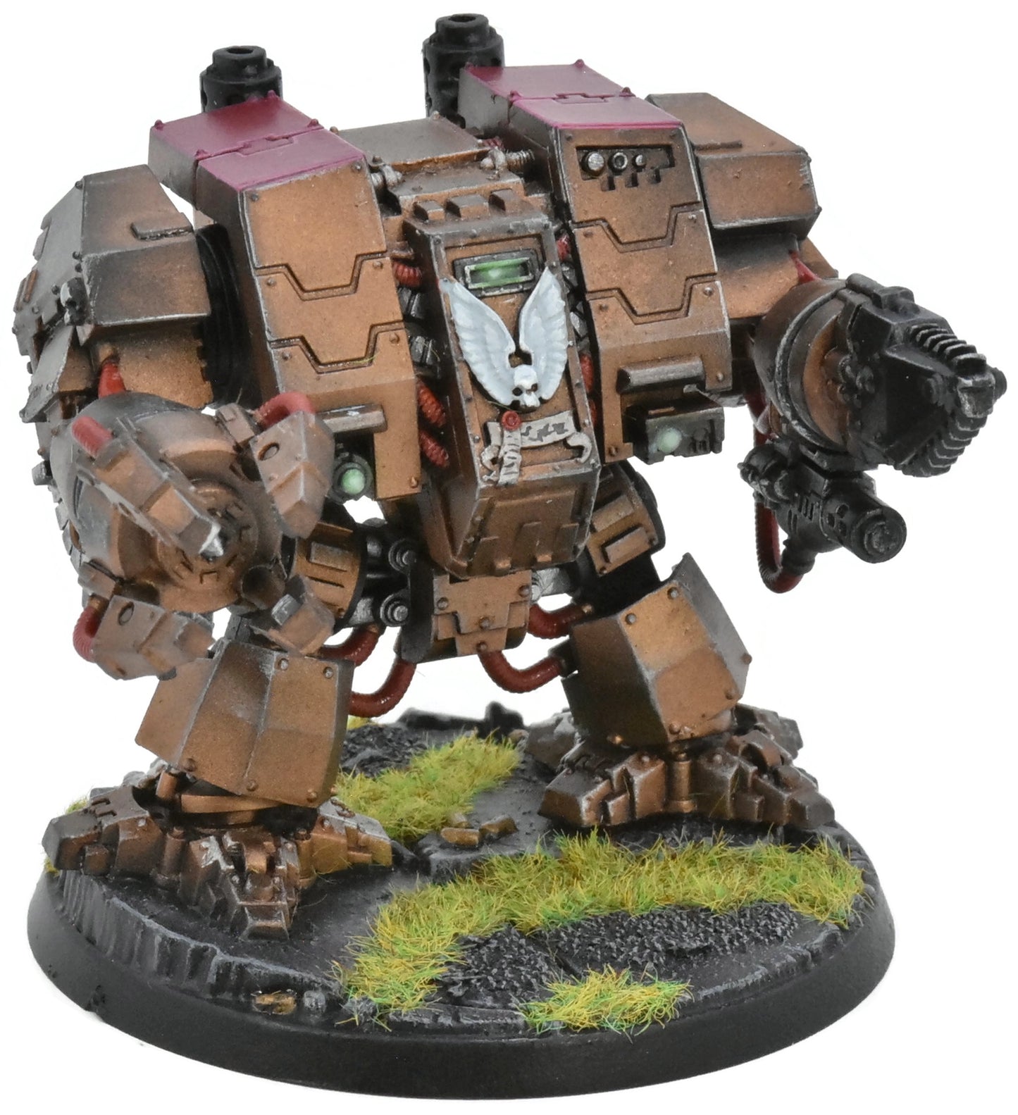 SPACE MARINES Venerable Dreadnought #1 WELL PAINTED MINOTAURS 40K 7733