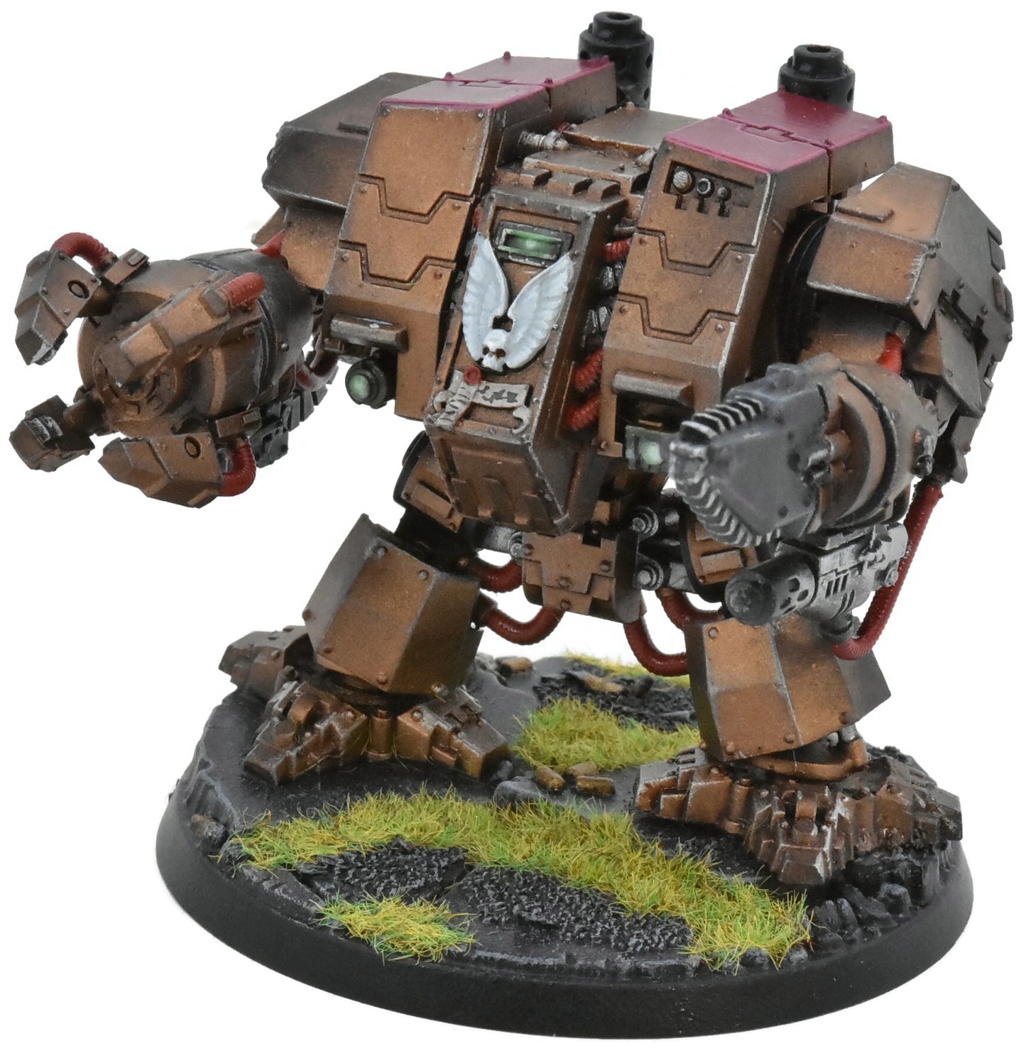 SPACE MARINES Venerable Dreadnought #1 WELL PAINTED MINOTAURS 40K 7733
