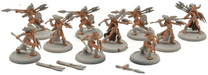 CIRCLE ORBOROS 10 Tharn Bloodtrackers #1 METAL Warmachine & Hordes 7856