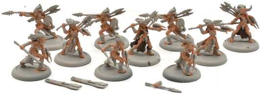 CIRCLE ORBOROS 10 Tharn Bloodtrackers #1 METAL Warmachine & Hordes 7856
