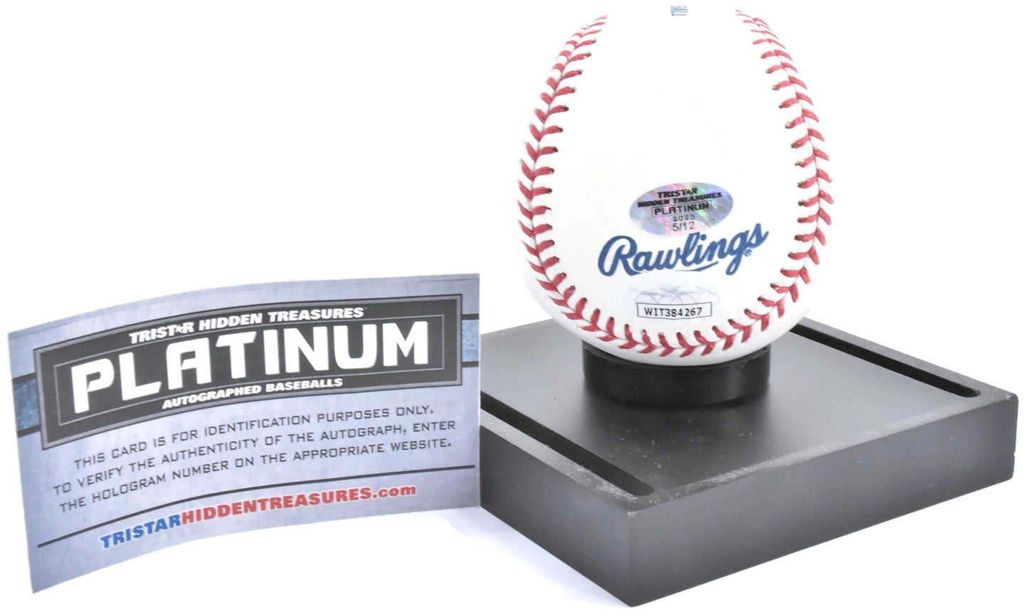 Official Major League Baseball Jim Rice Platinum Auto Ball Baseballs
