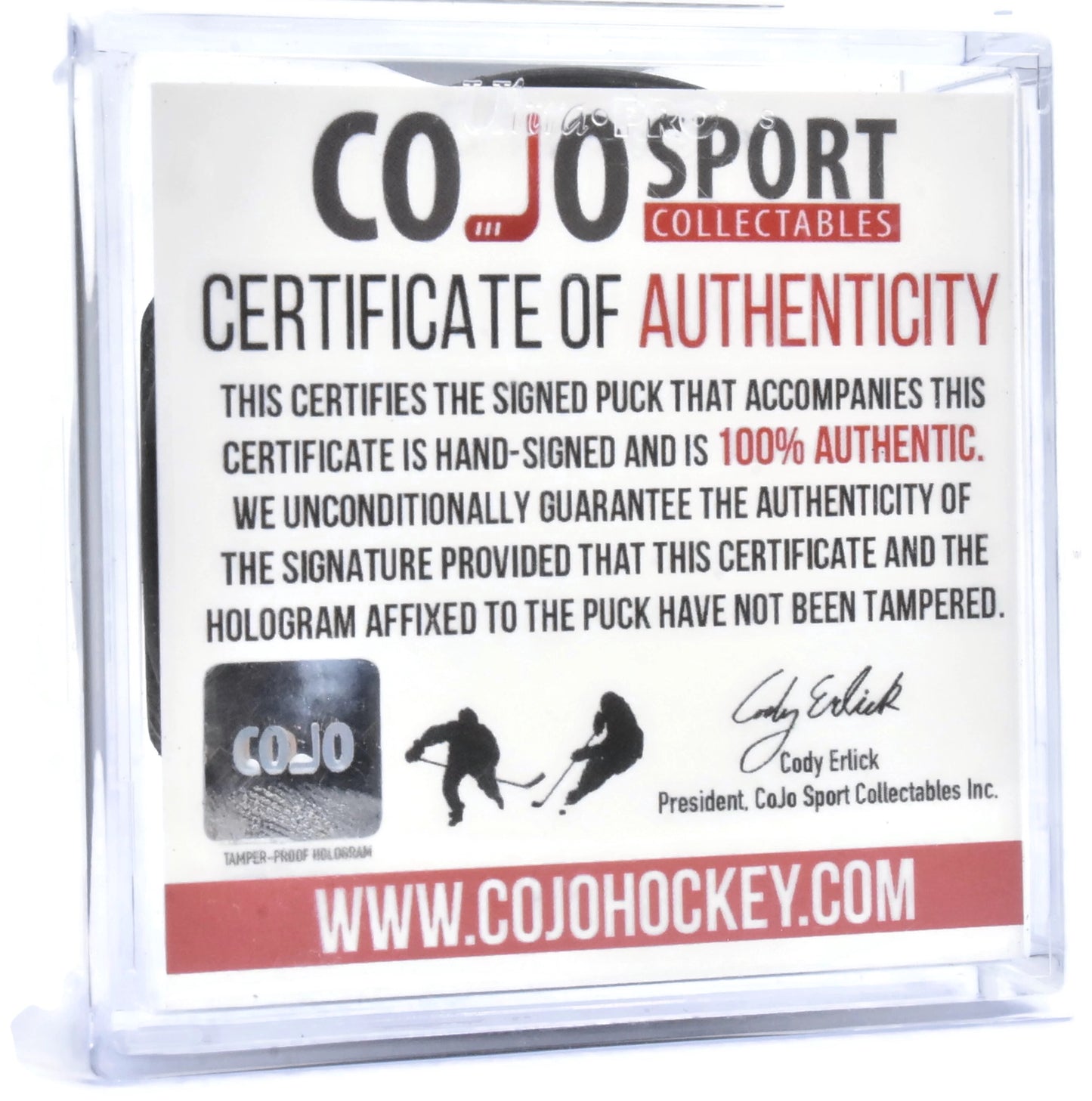 Alex Killorn Autographed Puck - Logo
