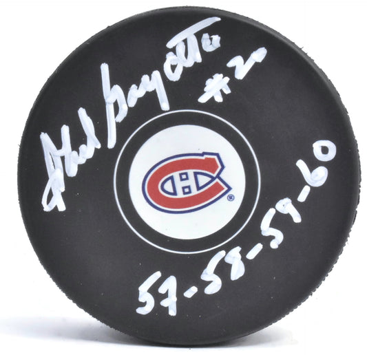 Phil Goyette Autographed Puck
