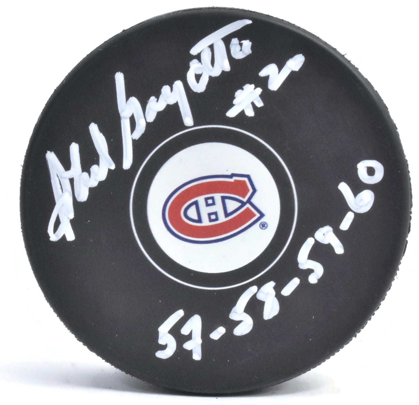 Phil Goyette Autographed Puck