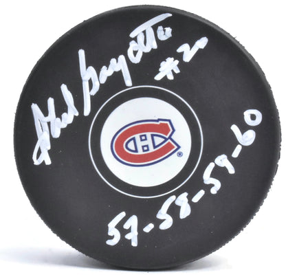 Phil Goyette Autographed Puck