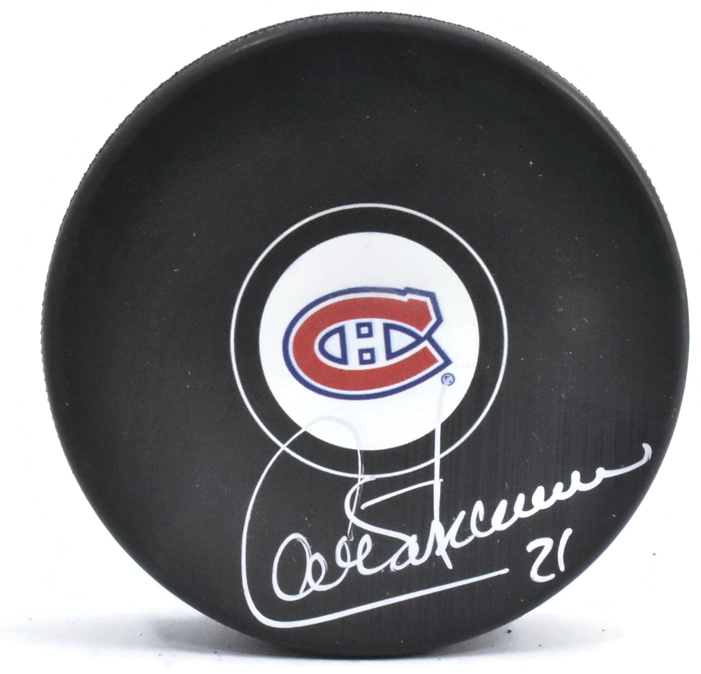 Guy Carbonneau Autographed Puck
