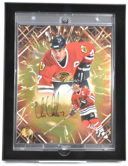 Chris Chelios Chicago Blackhawks Auto Emanate /25