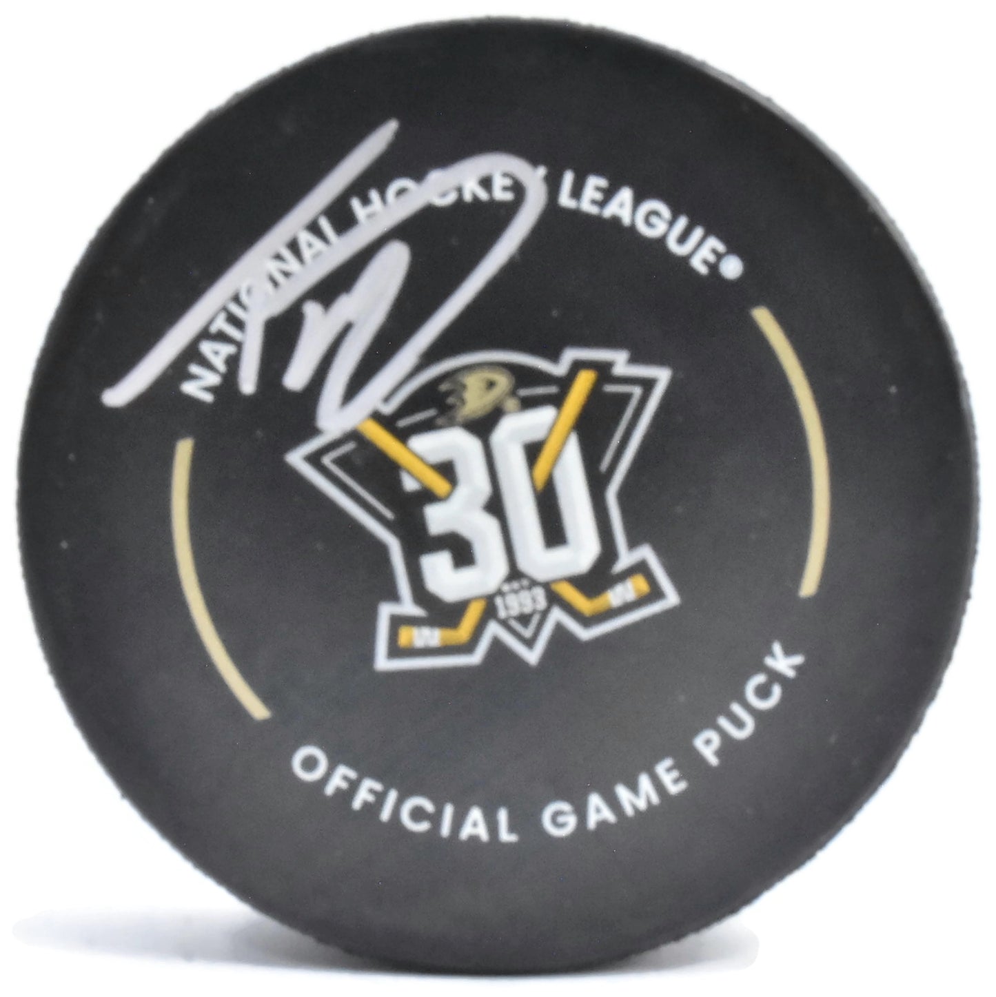 Trevor Zegras Autographed Puck
